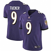 Nike Baltimore Ravens #9 Justin Tucker Purple Team Color NFL Vapor Untouchable Limited Jersey,baseball caps,new era cap wholesale,wholesale hats